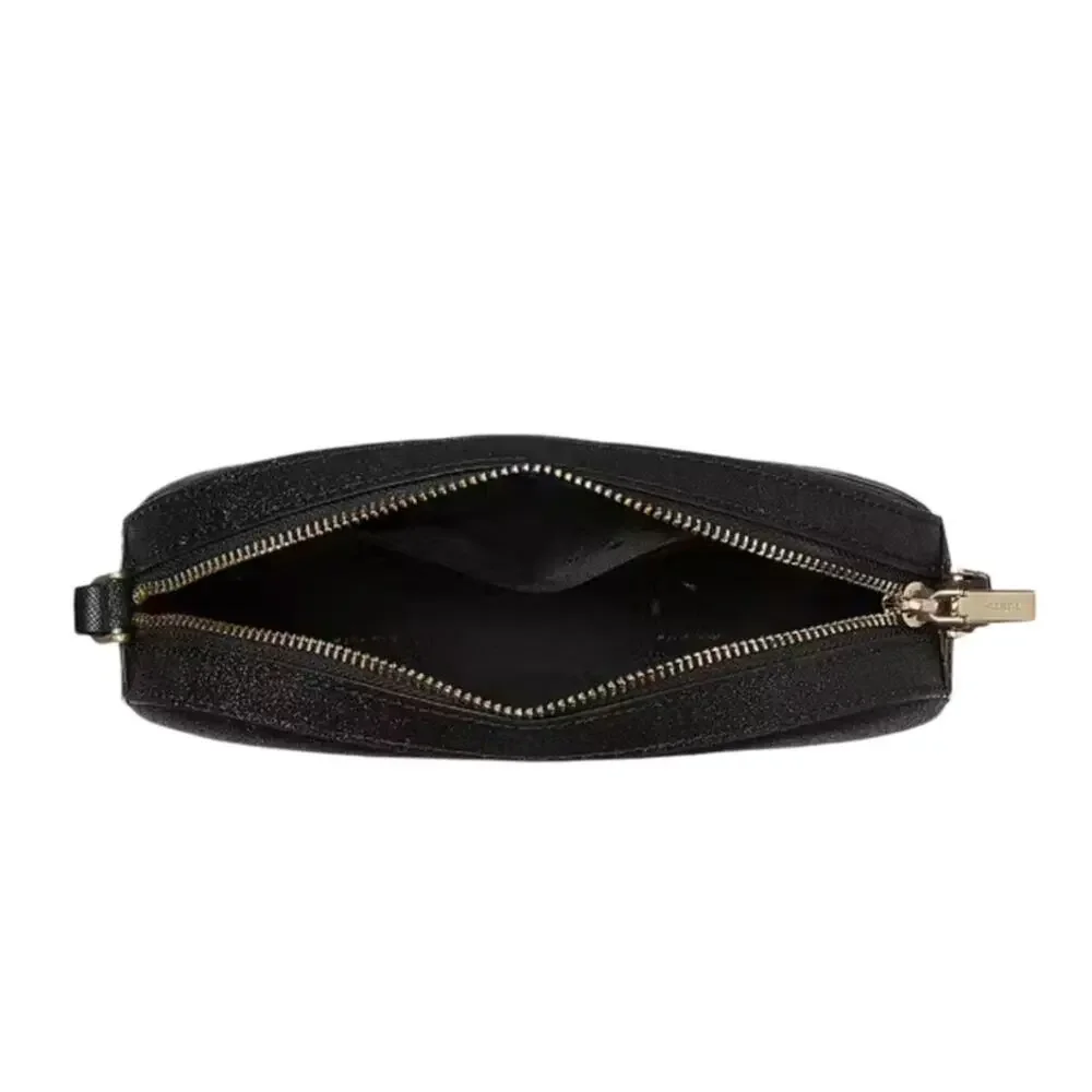 kate spade Glimmer Oval Camera Bag - Black Retail $299 - Picture 2 of 7